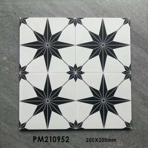 antique black and white encaustic tile-18