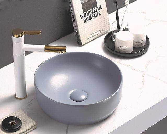 c289 7078dmhl blue matt surface wash bowl