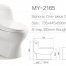 upc/cupc one piece commerical water closet-2