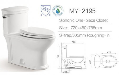 upc/cupc one piece water closet-5
