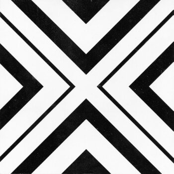 black and white decorative pattern tile-8