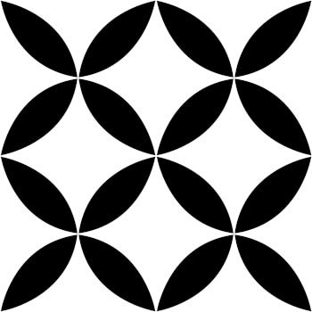 black and white decorative pattern tile-4