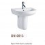 one piece wall hung basin