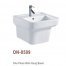 one piece wall hung washbasin