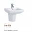 semi-pedestal wash basin