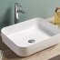white color counter basin