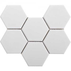 white big hexagon tile