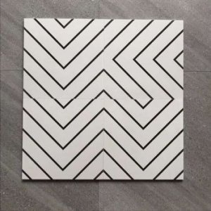 white decorative tile