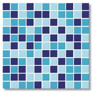 25*25mm ceramic glazed-1 pool mosaic