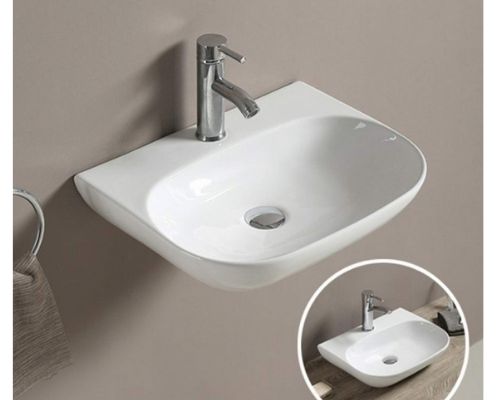 wall-hung bathrom basin