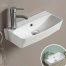 wall hung cloackroom basin