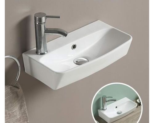 wall hung cloackroom basin